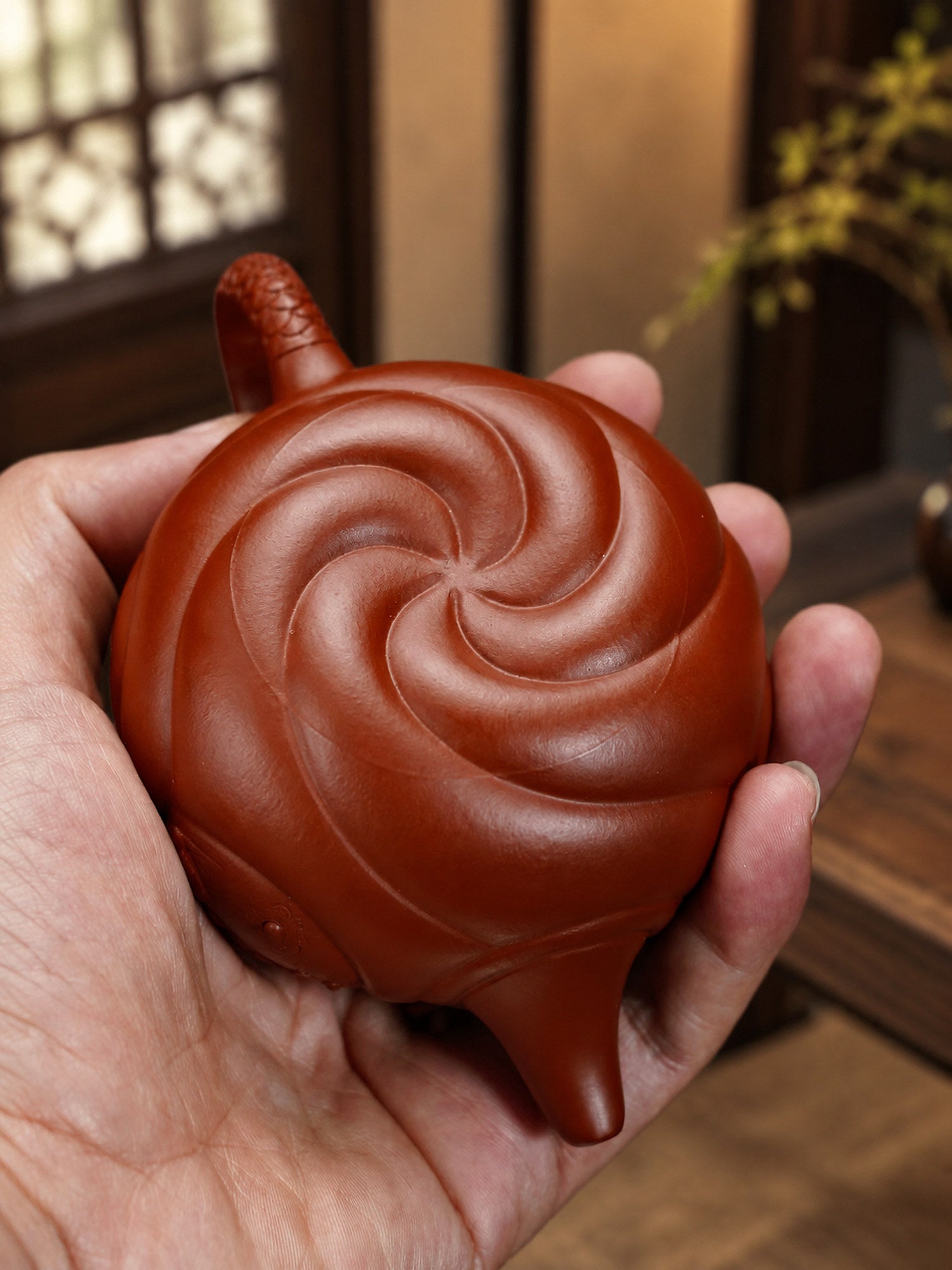Handmade Yu Hua Long Yixing Zisha Teapot – Zhuni Clay, 170ml