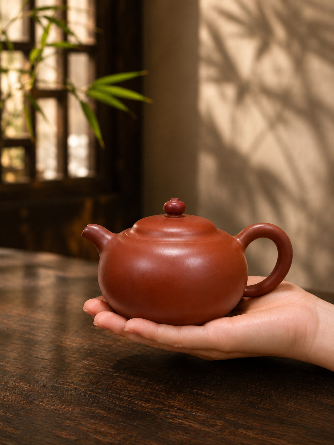 Handmade Yu Ru Yixing Zisha Teapot – Dahongpao Clay, 170ml