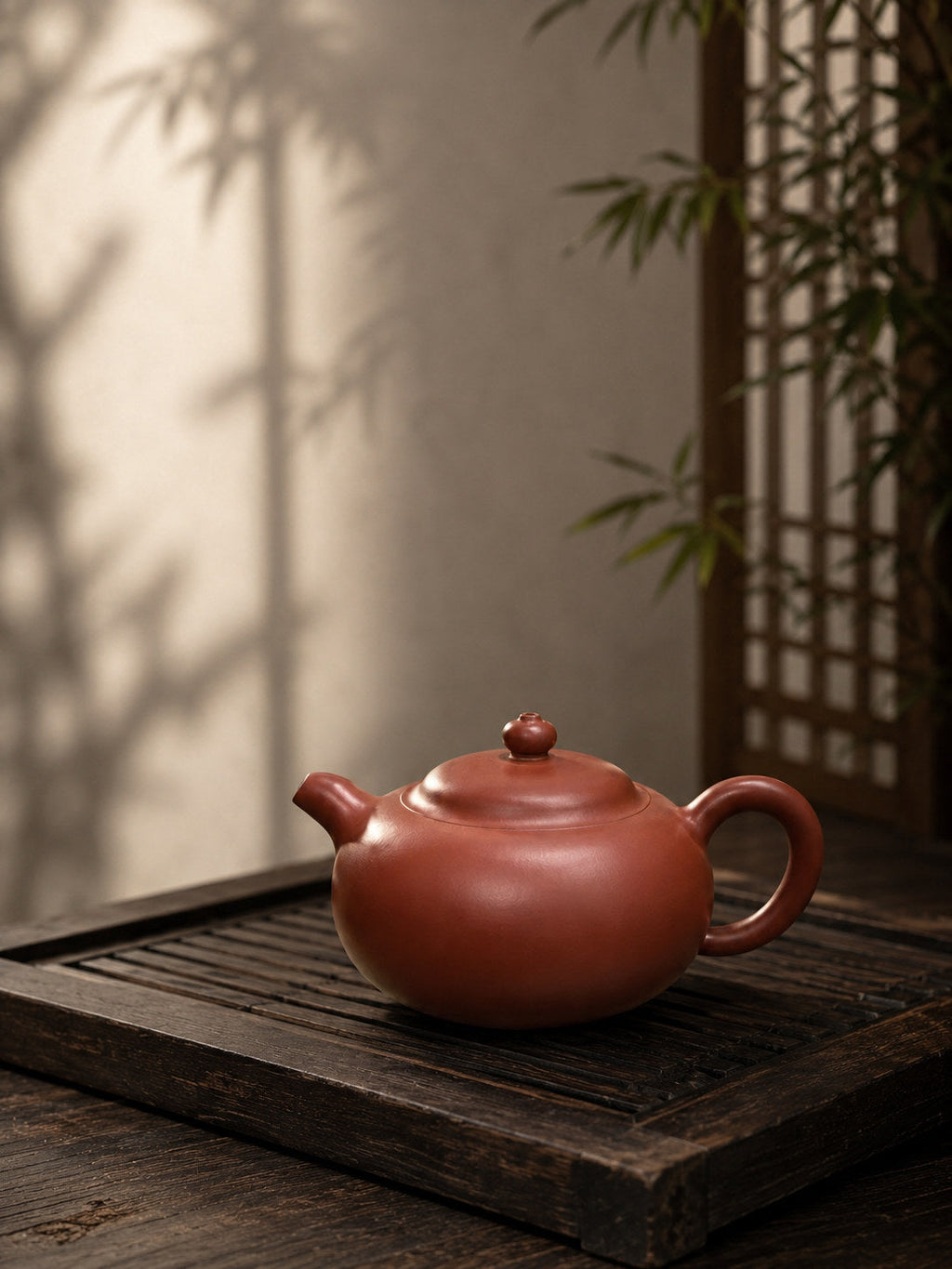 Handmade Yu Ru Yixing Zisha Teapot – Dahongpao Clay, 170ml