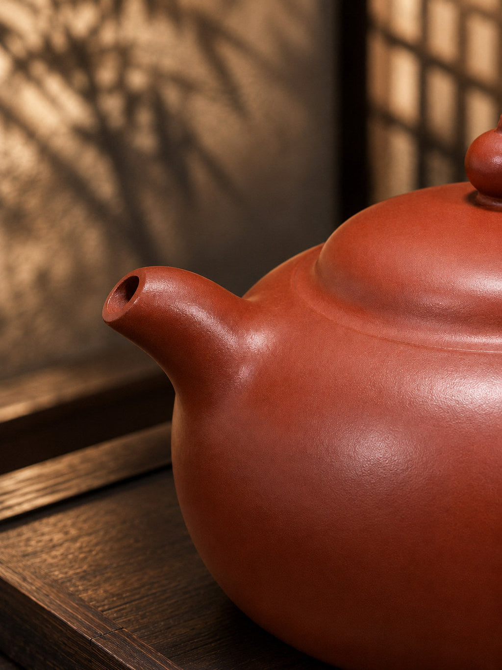 Handmade Yu Ru Yixing Zisha Teapot – Dahongpao Clay, 170ml