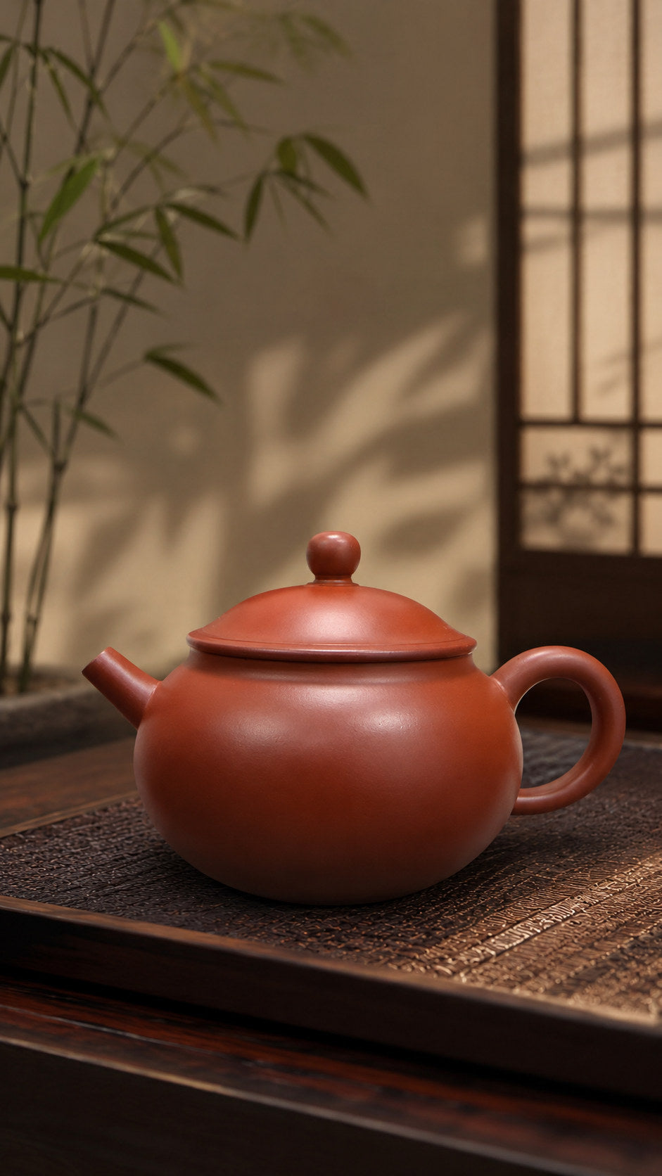 Handmade Yuan Bao Yixing Zisha Teapot – Dahongpao Clay, 200ml