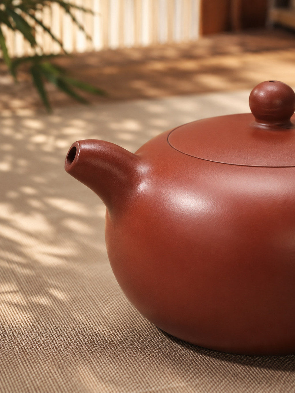 Handmade Yuan Zhu Yixing Zisha Teapot – Dahongpao Clay, 180ml