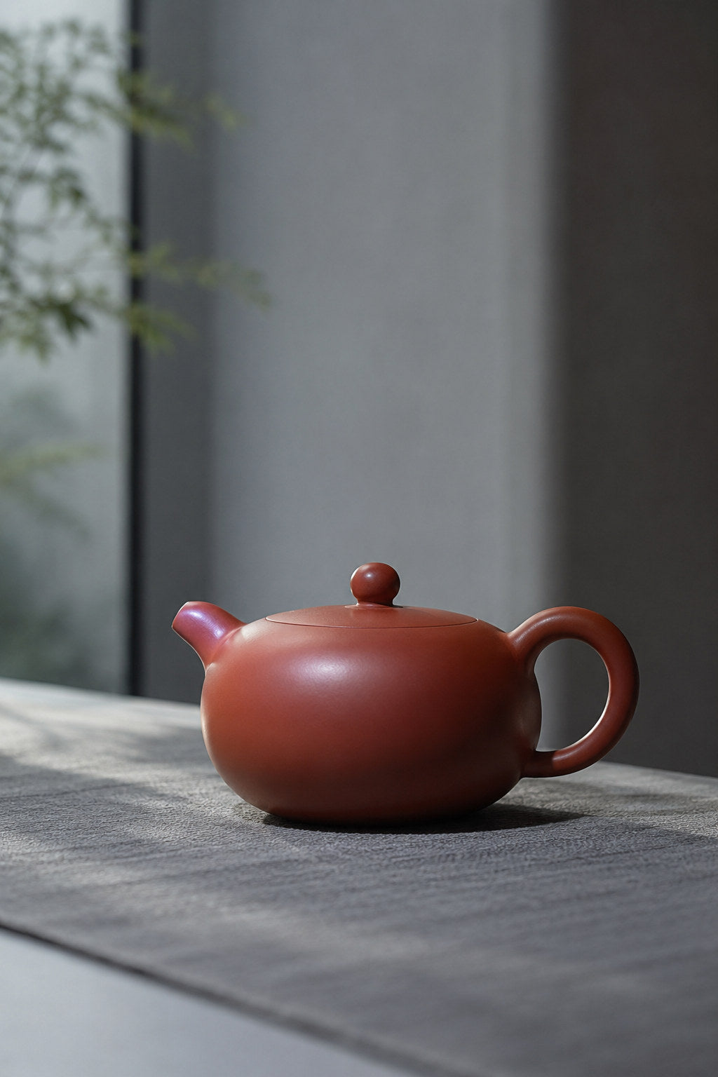 Handmade Yuan Zhu Yixing Zisha Teapot – Dahongpao Clay, 180ml