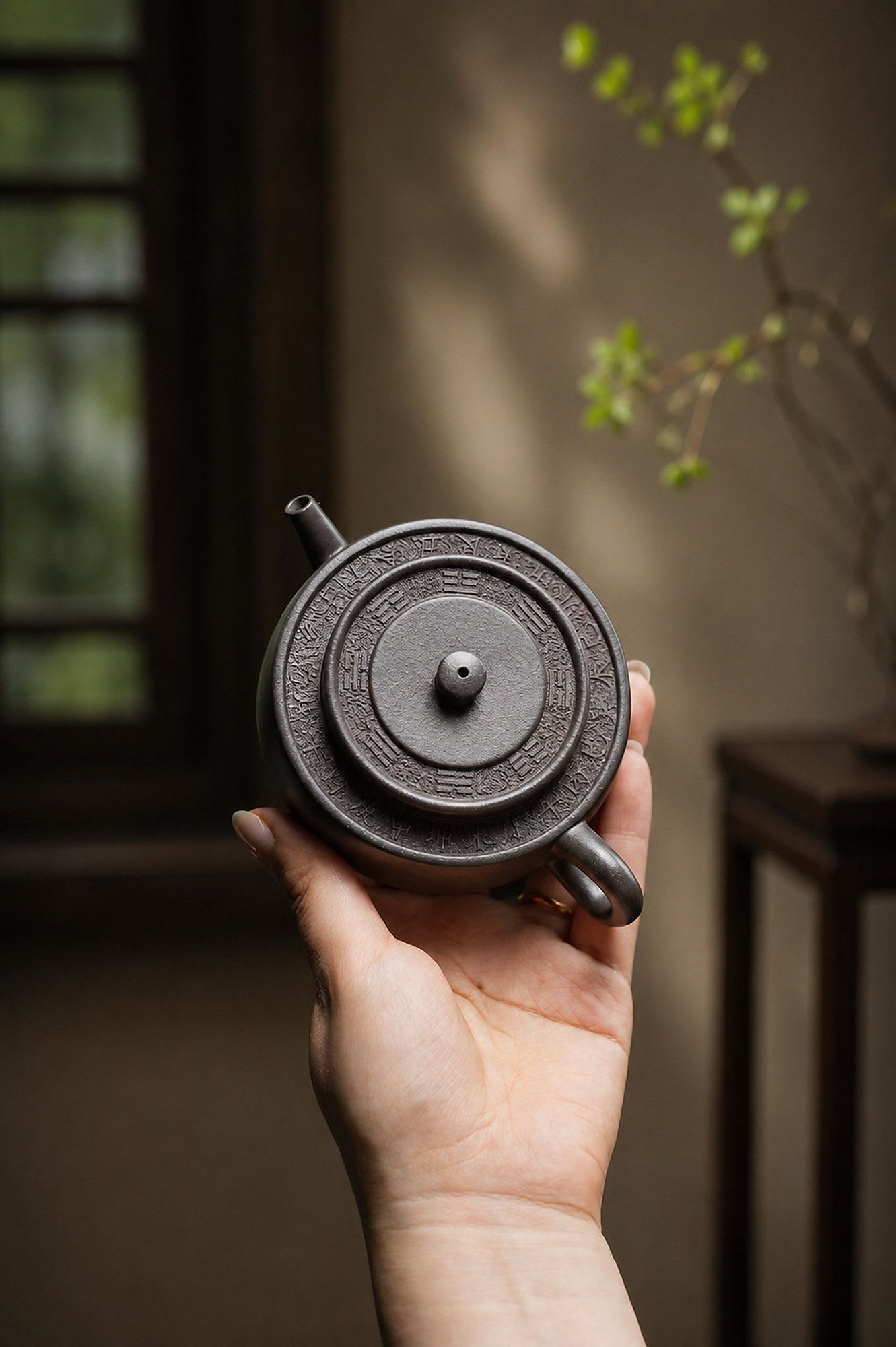 Zhou Pan Yixing Zisha Teapot – Tianqingni Clay, 120ml