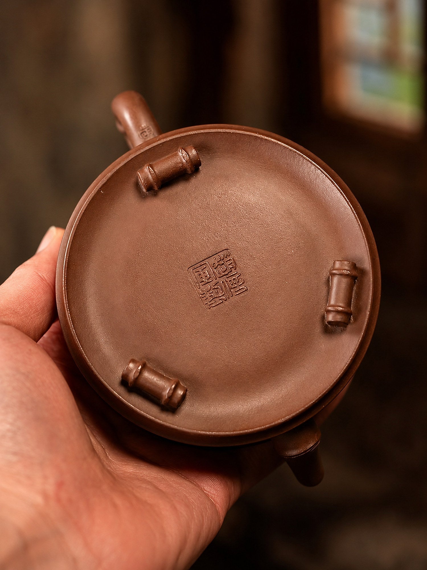Handmade Zhu Shi Zhou Pan Yixing Zisha Teapot – Zini Clay, 150ml