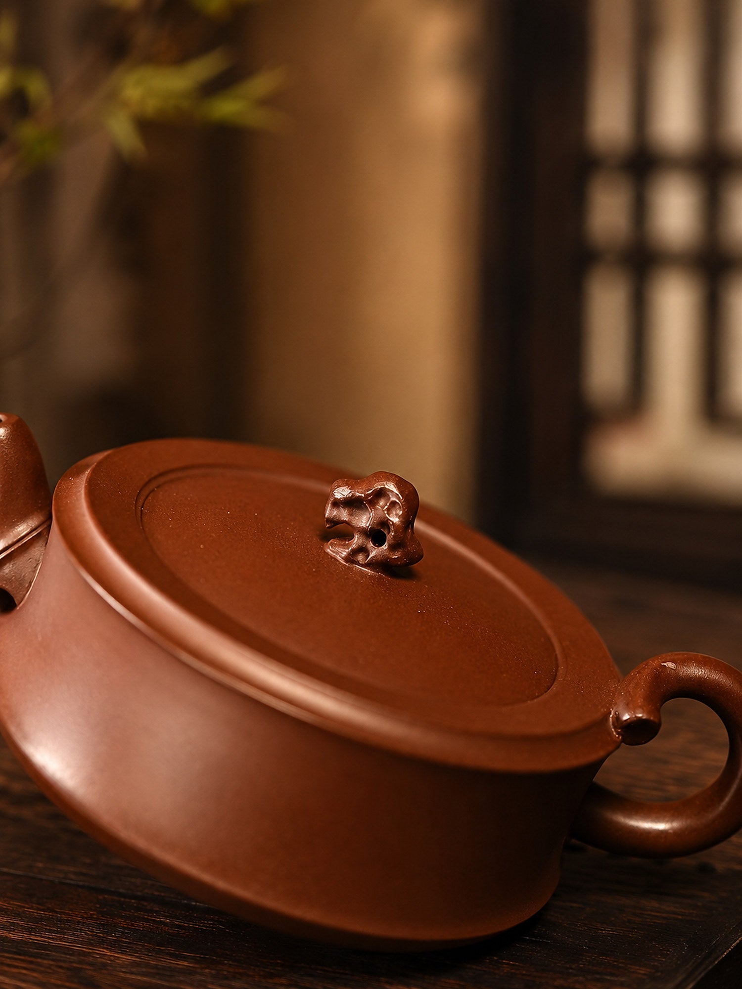 Handmade Zhu Shi Zhou Pan Yixing Zisha Teapot – Zini Clay, 150ml