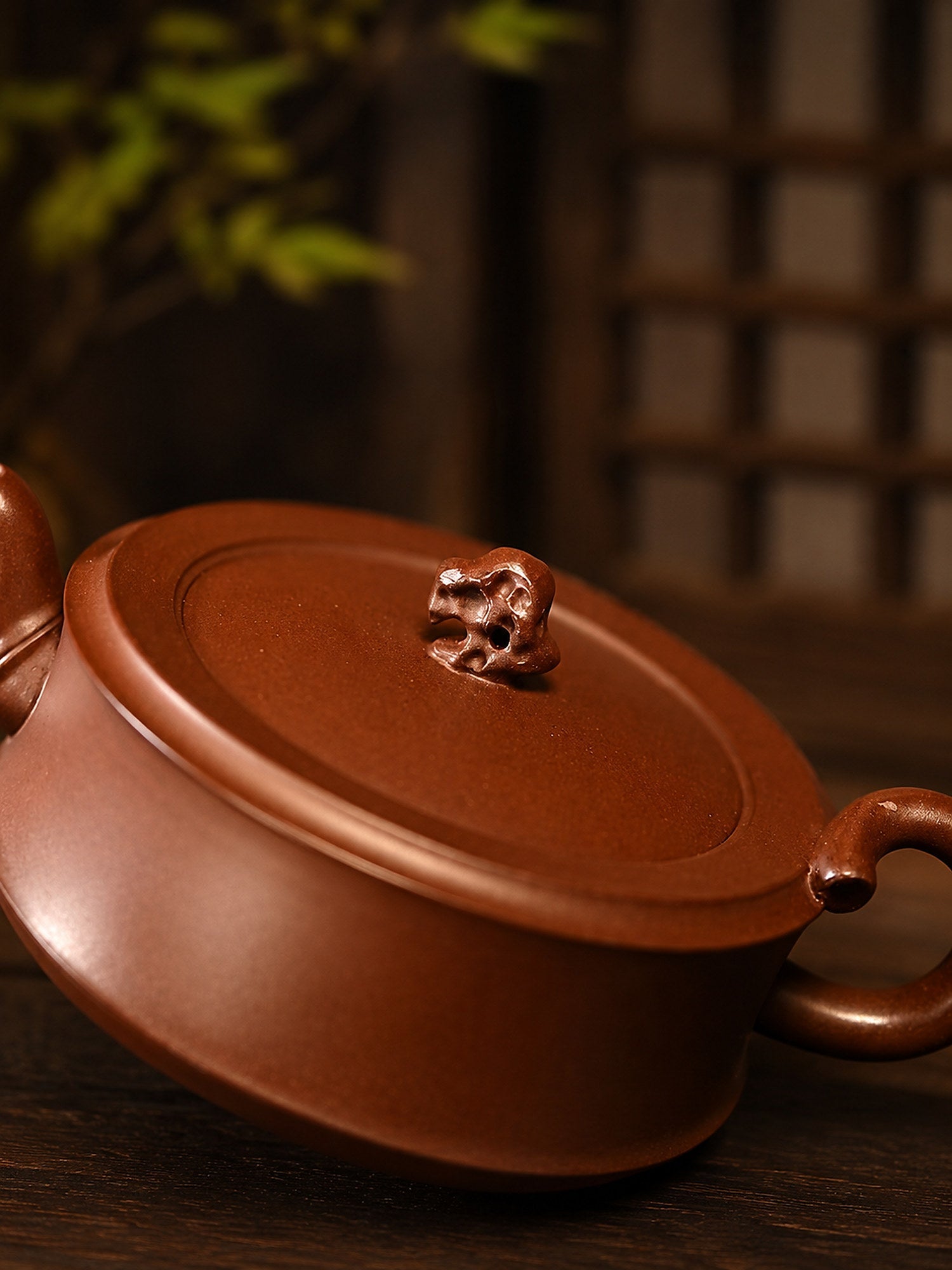 Handmade Zhu Shi Zhou Pan Yixing Zisha Teapot – Zini Clay, 150ml