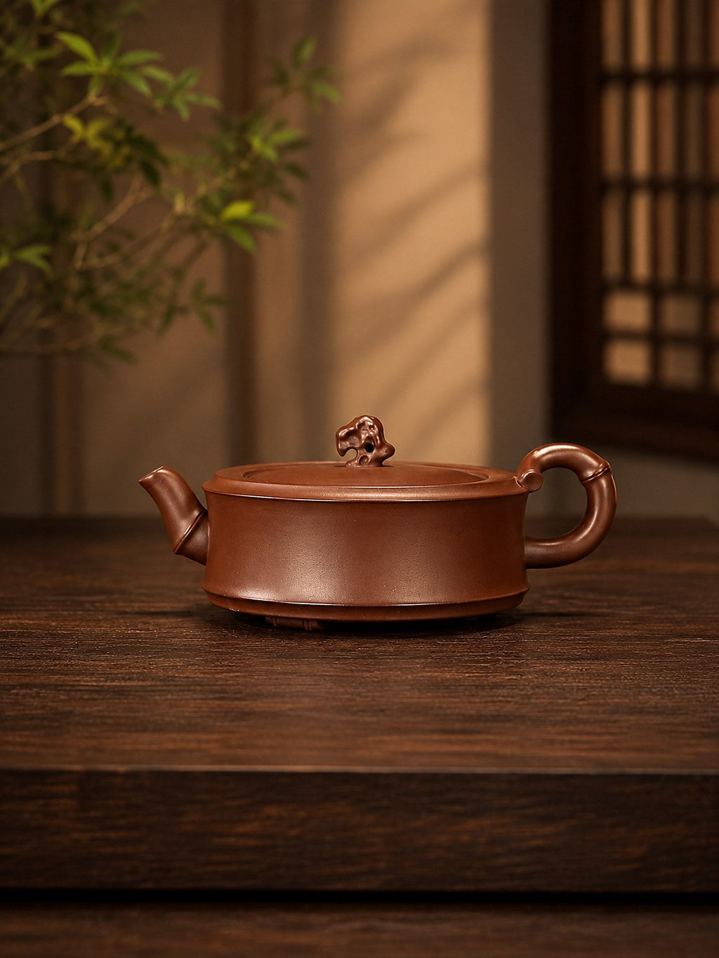Handmade Zhu Shi Zhou Pan Yixing Zisha Teapot – Zini Clay, 150ml