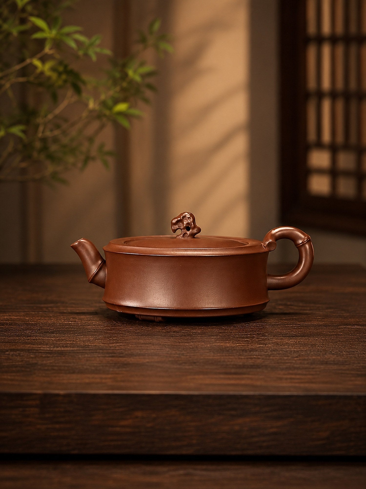 Handmade Zhu Shi Zhou Pan Yixing Zisha Teapot – Zini Clay, 150ml