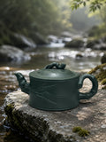 Handmade Zhu Duan Yixing Zisha Teapot – Luni Clay, 180ml
