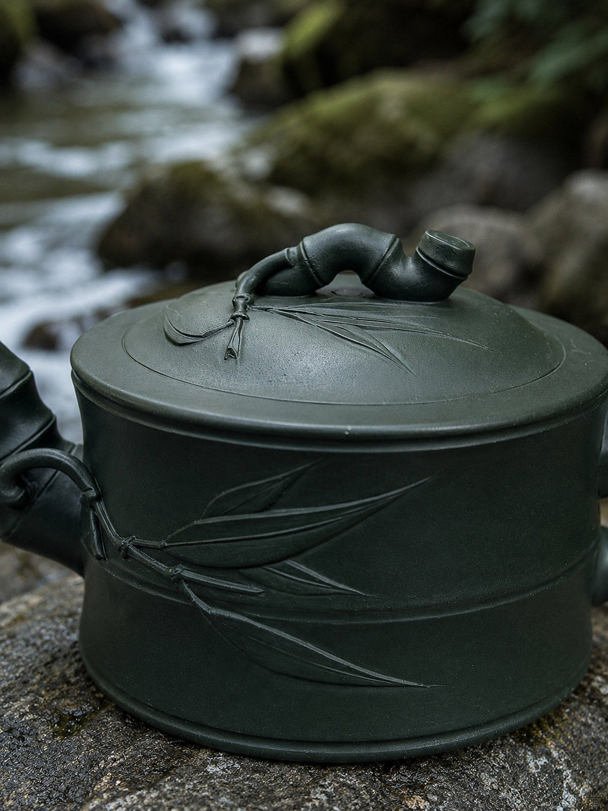 Handmade Zhu Duan Yixing Zisha Teapot – Luni Clay, 180ml
