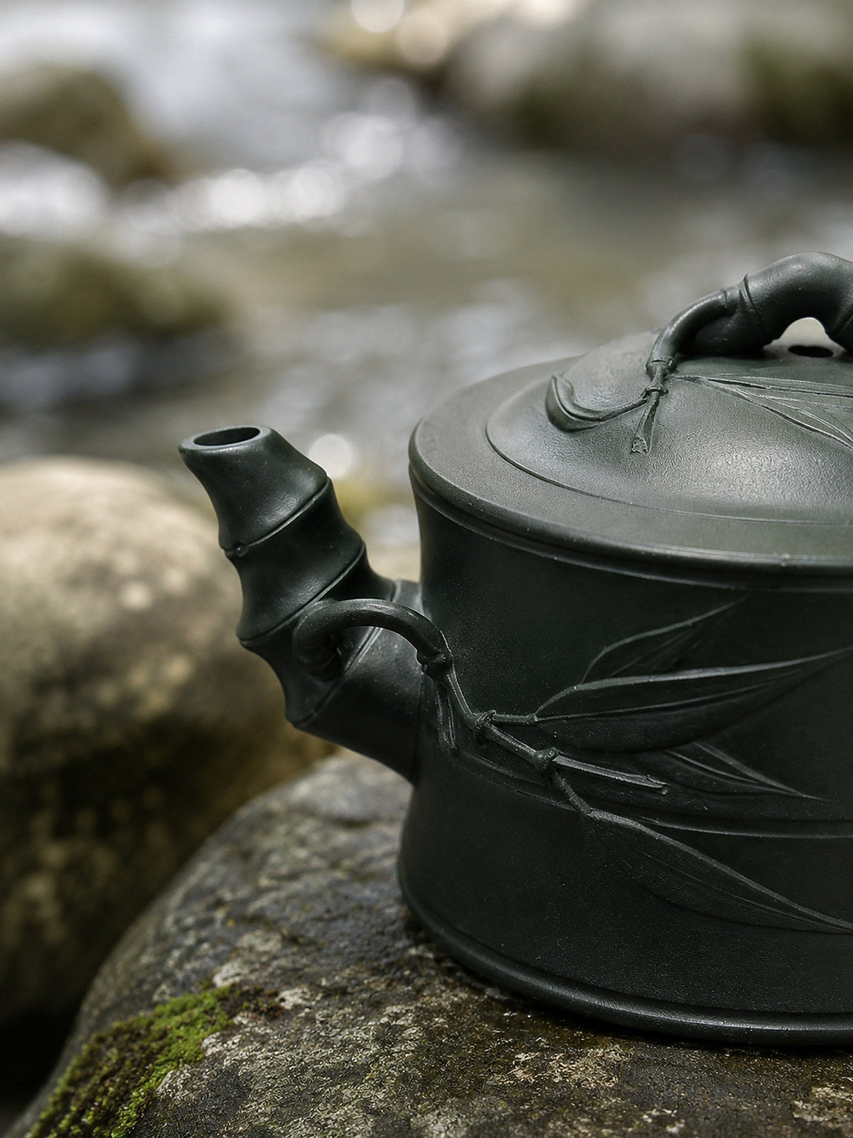 Handmade Zhu Duan Yixing Zisha Teapot – Luni Clay, 180ml