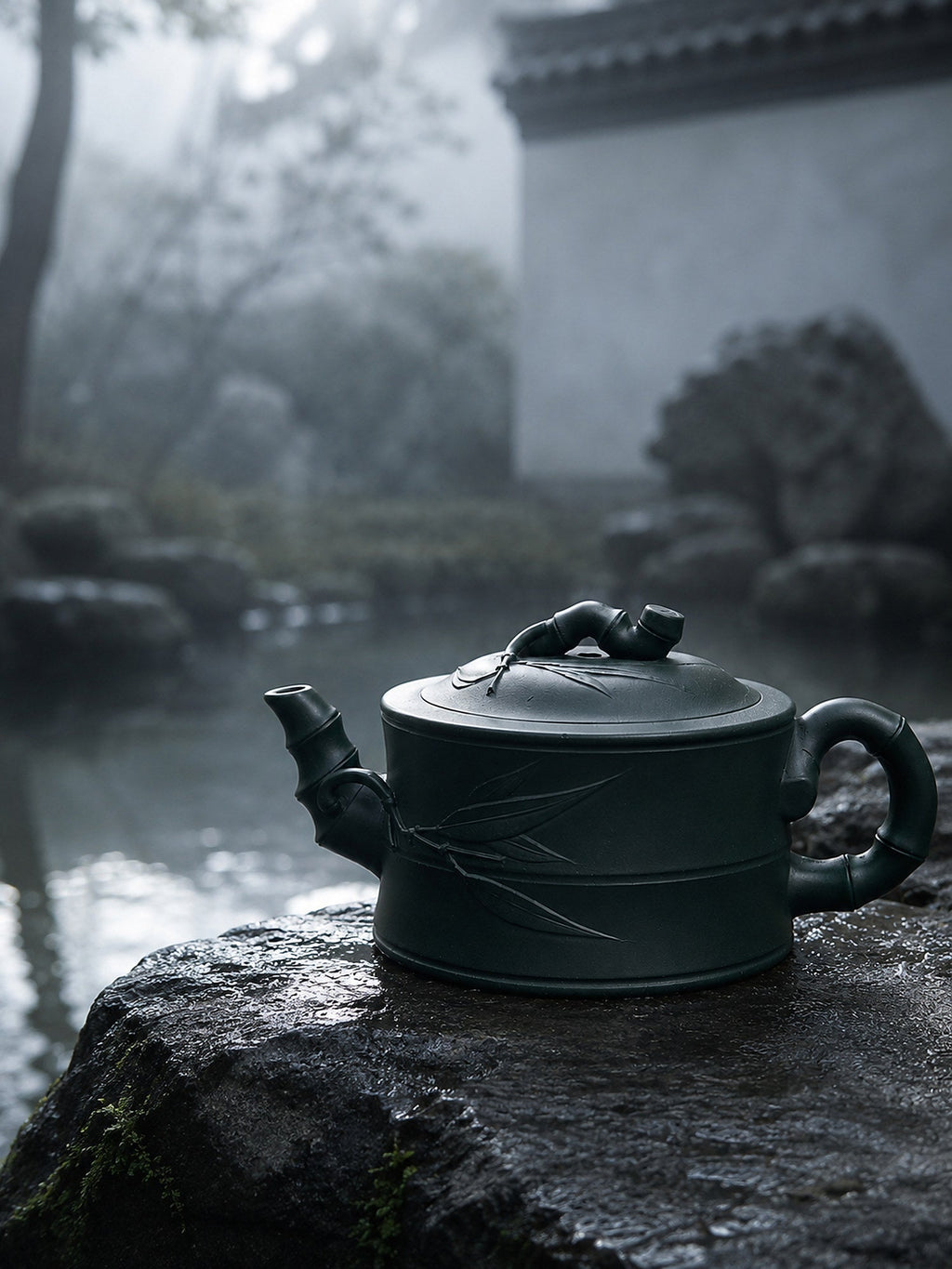 Handmade Zhu Duan Yixing Zisha Teapot – Luni Clay, 180ml